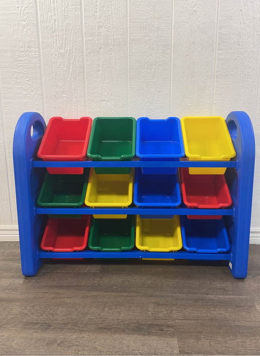 used ECR4Kids Toy Storage Organizer With Bins