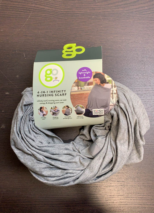 Shop Goldbug 4-in-1 Nursing Scarf, Grey at GoodBuy Gear