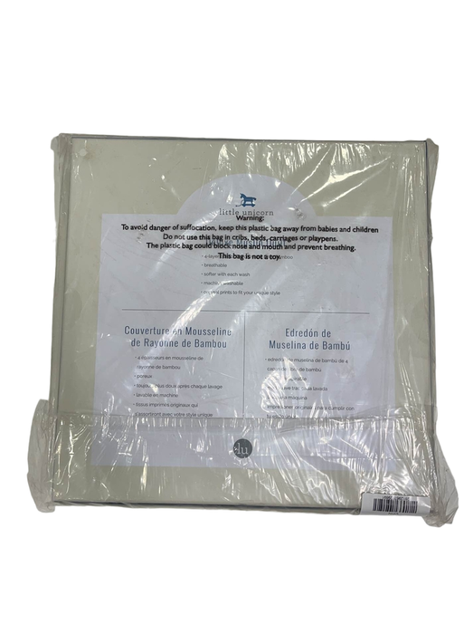 Shop Little Unicorn Deluxe Muslin Quilted Throw, Safari at GoodBuy Gear