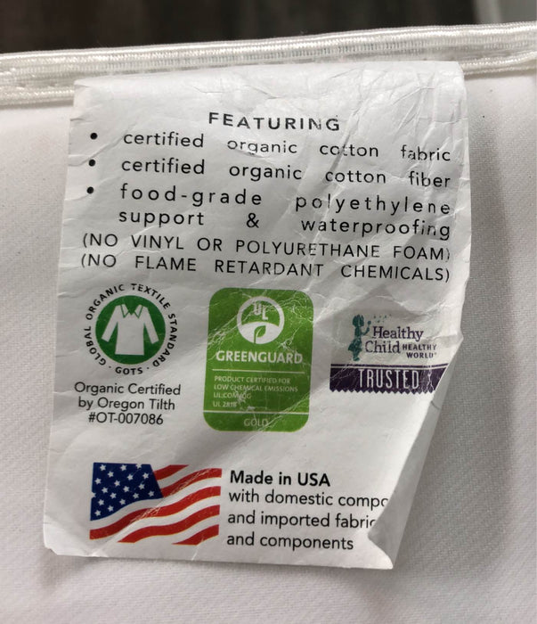 used Naturepedic Classic Organic Crib Mattress