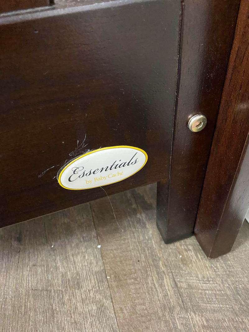 Baby Cache Bliss Essentials Curved Top Crib With Mattress