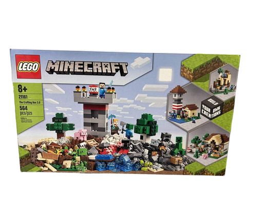 used LEGO 21161 Minecraft The Crafting Box 3.0