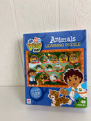 used Milton Bradley Go Diego Go! Animals Learning Puzzle