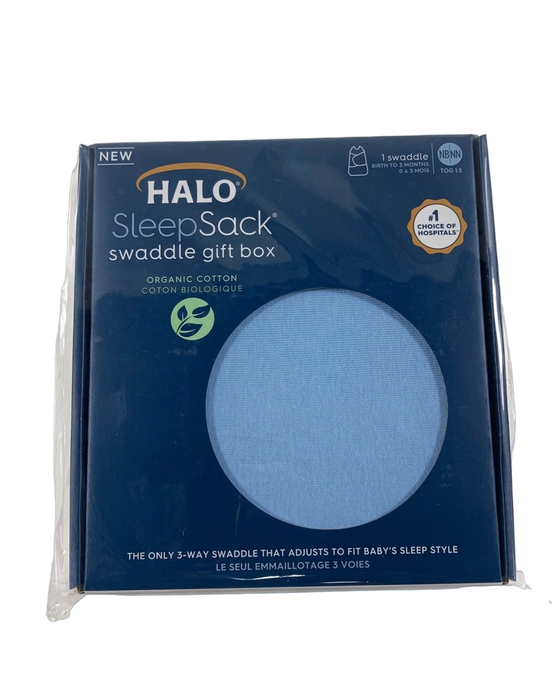 Shop Halo Cotton Sleepsack, Newborn, Blue at GoodBuy Gear