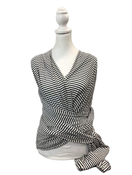 used Solly Baby Wrap, Black & Natural Stripe