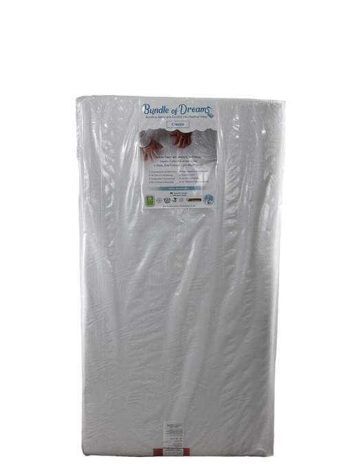 used Bundle of Dreams Classic Crib & Toddler Mattress