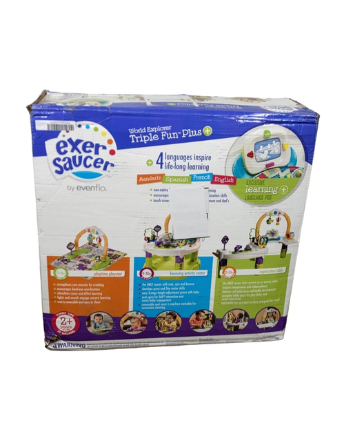 used Evenflo ExerSaucer Triple Fun Active Learning Center
