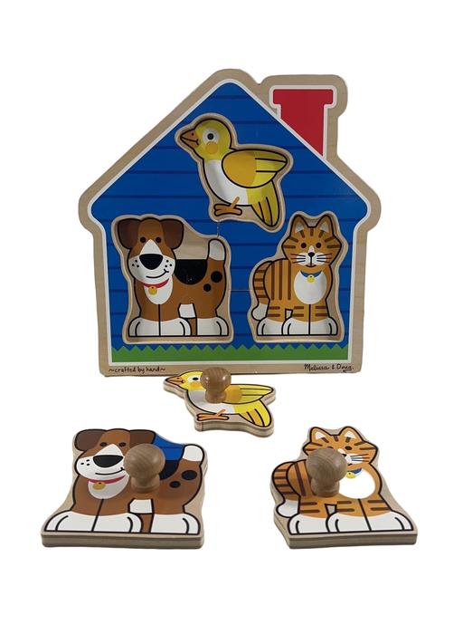Shop Melissa & Doug Jumbo Knob Puzzle, House Pets at GoodBuy Gear