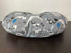 secondhand Boppy Nursing Pillow, Gray Dinosaurs