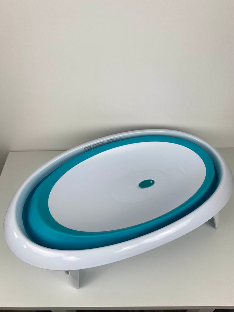 Boon Naked Collapsible Baby Bathtub, Blue