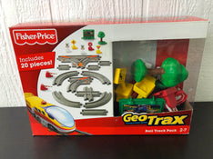 used Fisher Price GeoTrax Track Pack, Train Rail Pack