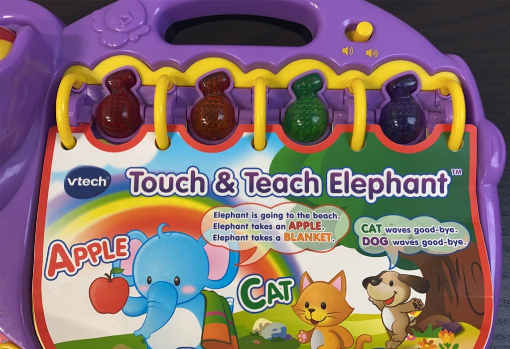 secondhand VTech Touch And Teach Elephant