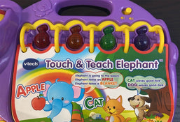 secondhand VTech Touch And Teach Elephant