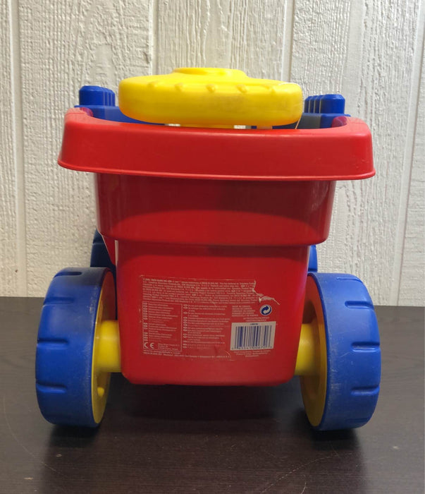 used Mega Bloks Block Scooping Wagon With Mega Bloks