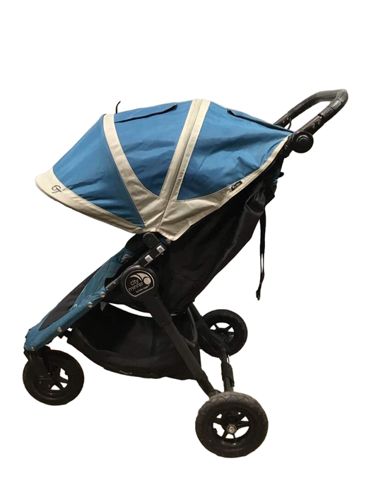 secondhand Baby Jogger City Mini GT Single Stroller, 2016, Blue