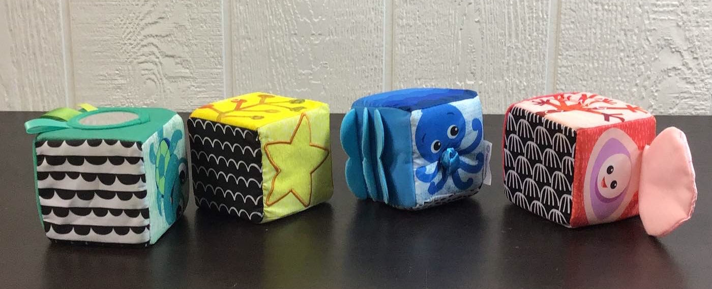 used Baby Einstein Explore & Discover Soft Blocks