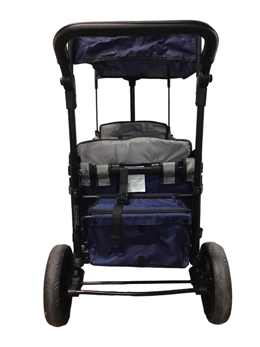 Wonderfold X2 Push + Pull Double Stroller Wagon, 2022, Navy