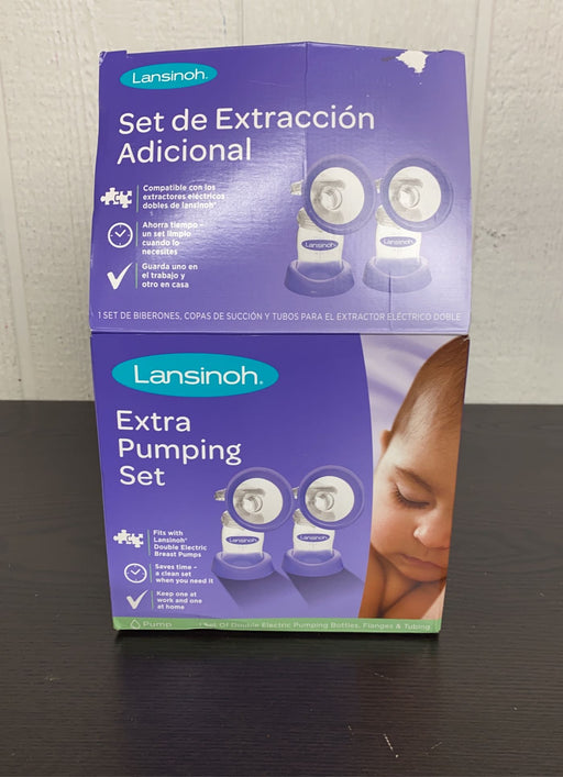 used Lansinoh Extra Pumping Set