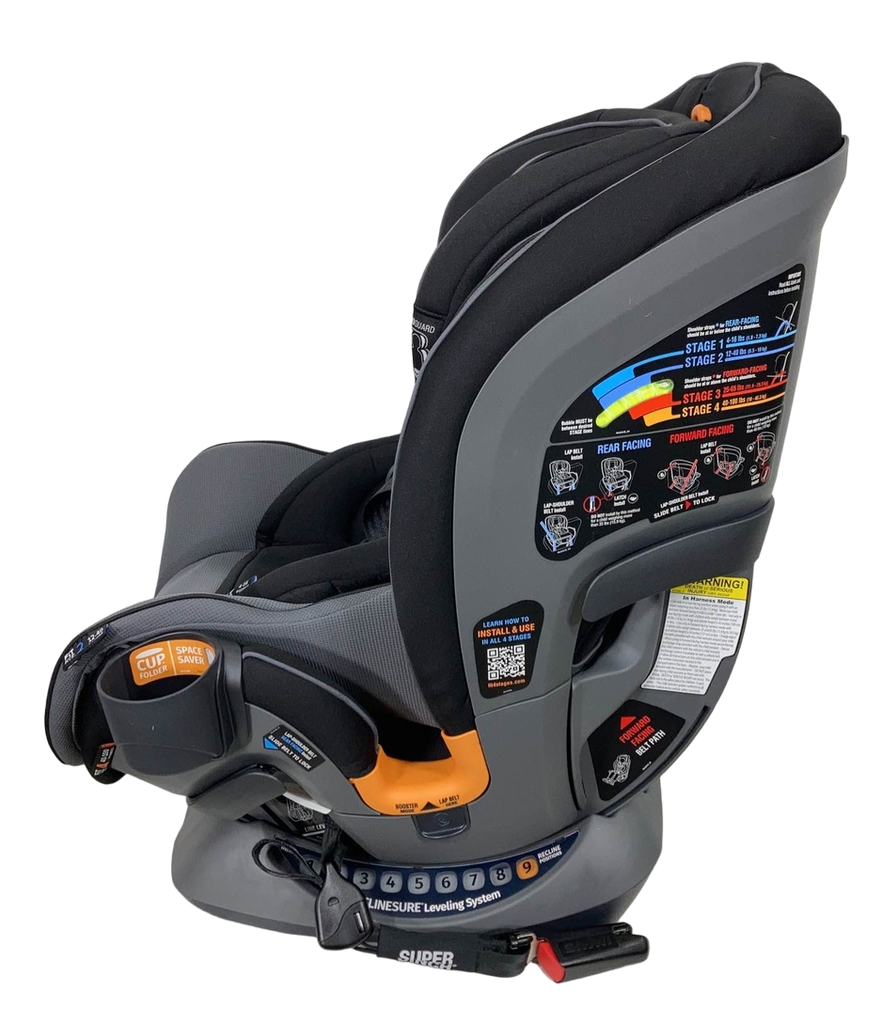 Chicco Fit4 Convertible Car Seat, 2021, Onyx