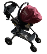 secondhand Evenflo Pivot Modular Travel System Stroller, 2022, Dusty Rose