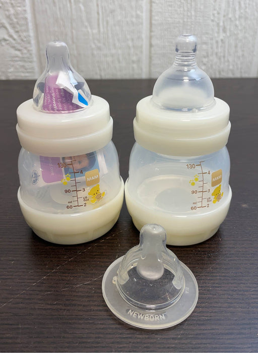 used BUNDLE MAM Baby Bottles