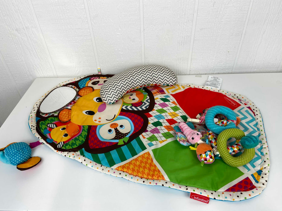 used Infantino Peek And Play Tummy Time Activity Mat