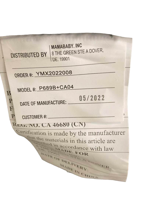 used Mompush Ultimate 2 Baby Stroller with Bassinet, 2022, Grey with Silver Frame