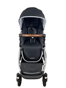 used Mockingbird Single to Double Stroller, 2023, Silver with Penny Leather, Black , Watercolor Drops