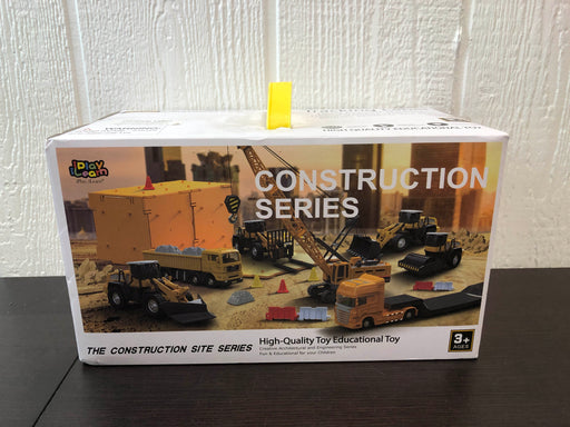 used iPlay, iLearn Construction Site Vehicles Toy Set