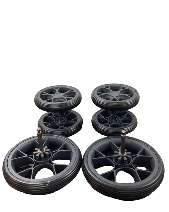 used Joovy Caboose Graphite Full Replacement Wheel Set