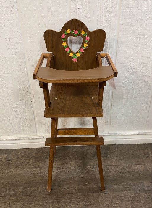 secondhand Doll High Chair