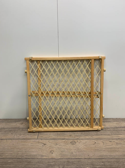 used Evenflo Position And Lock Tall Pressure Mount Wood Gate