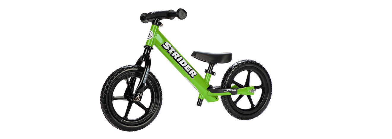 STRIDER SPORTS 12in グリーン Green Strider Balance Bike 12” Sport, Green