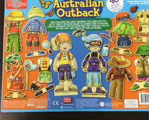 used T.S. Shure Australian Outback Wooden Magnetic Dolls