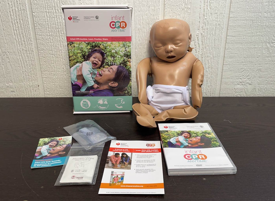 used American Heart Association Infant CPR Anytime DVD Training Kit