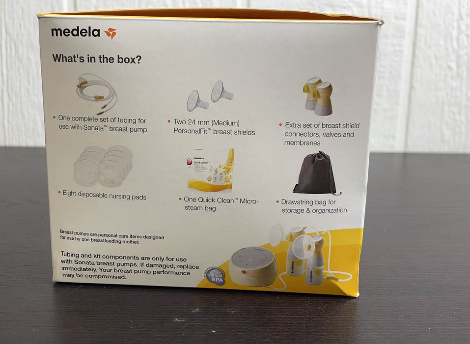 secondhand Medela Sonata Double Pump Kit