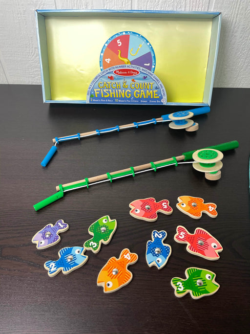 secondhand Melissa & Doug Catch & Count Magnetic Fishing Rod Set