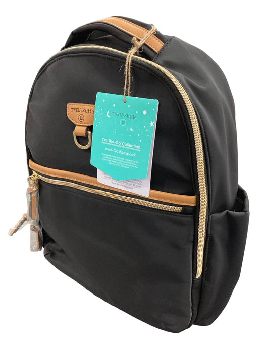 Shop Twelvelittle Midi-Go Diaper Bag Backpack, Black Tan at GoodBuy Gear