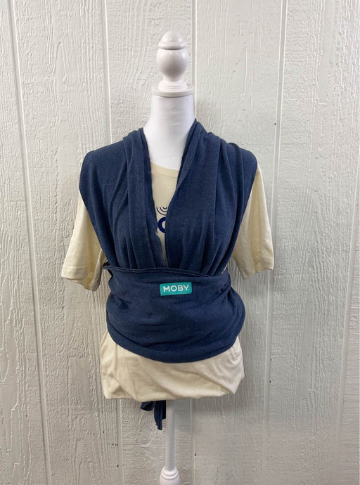 secondhand Moby Wrap Baby Carrier, Denim