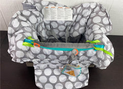 Shop Boppy Preferred Shopping Cart And High Chair Cover, Jumbo Dot at GoodBuy Gear