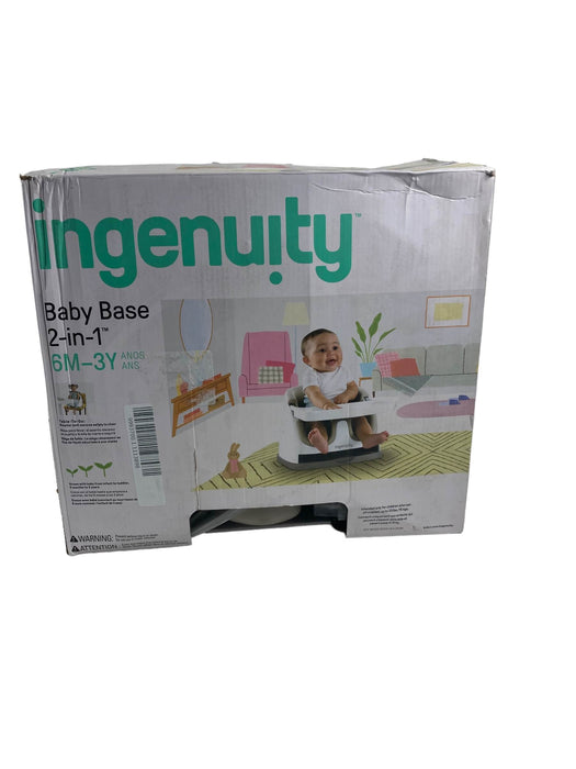 secondhand Ingenuity Baby Base 2-in-1 Booster Seat, Cashmere