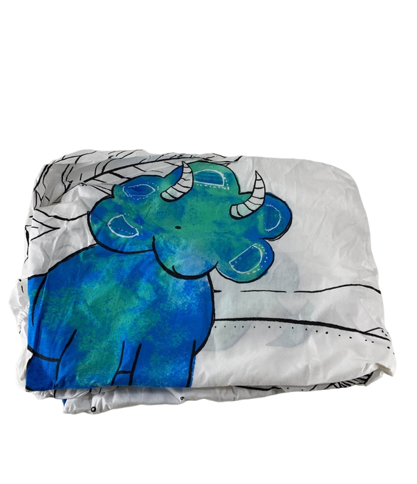 used JumpOff Jo Fitted Crib Sheet, Tiny Dino