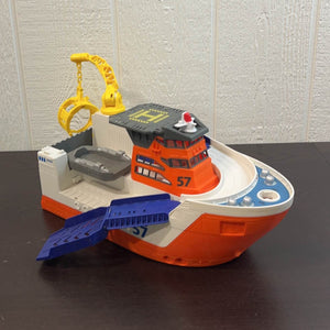 matchbox ship with shark