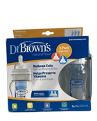 used Dr. Brown's Natural Flow Wide Neck Bottles 3pack, 8oz