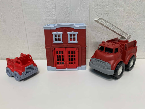 used Green Toys Fire Station Playset