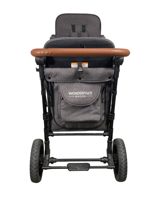 secondhand Wonderfold W2 Luxe Multifunctional Double Stroller Wagon, 2023, Charcoal Gray