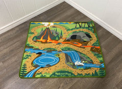 secondhand Melissa & Doug Prehistoric Playground Dinosaur Activity Rug