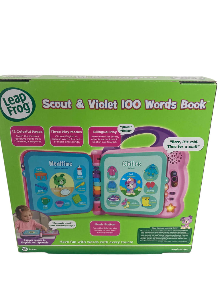 Leap Frog Scout & Violet 100 Words Book