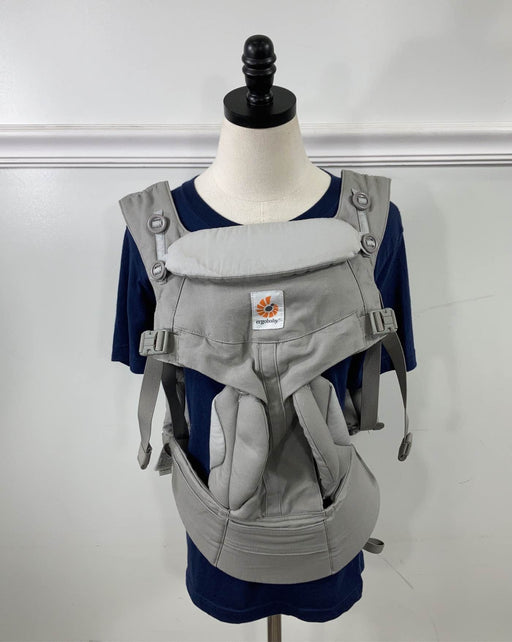 used Ergobaby Omni 360 Cotton Baby Carrier, Pearl Grey