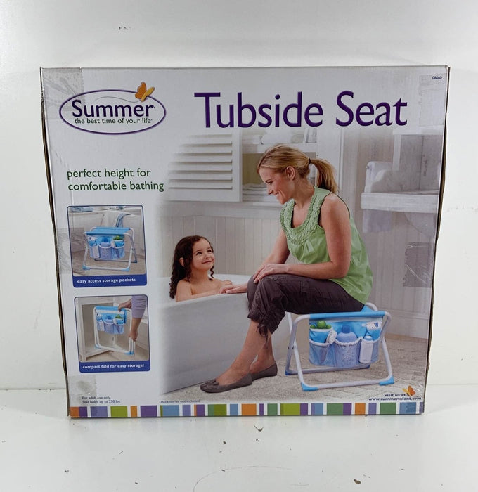 used Summer Infant Tubside Seat and Organizer